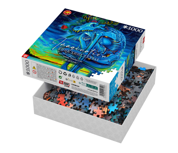 Good Loot Imagination Puzzle: Kamil Jakóbczak Biały Wilk / White Wolf - 1352595 - zdjęcie 4